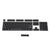 Black White Double Shot Translucent Keyboard