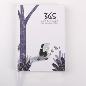 Cute Notebook 365 days Planner