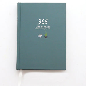 Cute Notebook 365 days Planner