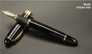 FROSTED BLACK AND GOLDEN FOUNTAIN PEN