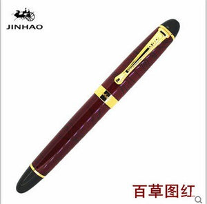 FROSTED BLACK AND GOLDEN FOUNTAIN PEN