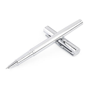 Metal Silver Financial Tip Fountain Pen