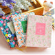 Cute PU Leather Floral Schedule Book