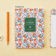 Cute PU Leather Floral Schedule Book