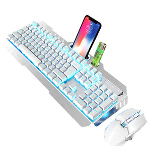 Wireless Keyboard Mouse Set Rechargeable