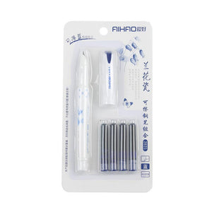 Porcelain Plastic Erasable Fountain Pen