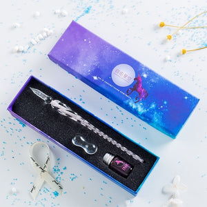 Transparent Starry Sky Dip Pen