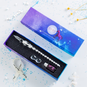 Transparent Starry Sky Dip Pen