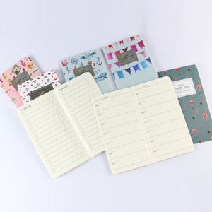 Cute mini cartoon weekly to do list notebook