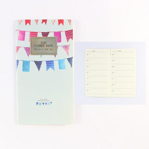 Cute mini cartoon weekly to do list notebook