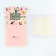 Cute mini cartoon weekly to do list notebook