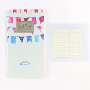 Cute mini cartoon weekly to do list notebook