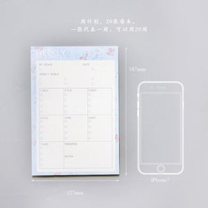 Kawaii Daily Calendar Planner