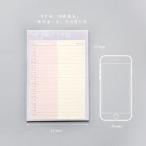 Kawaii Daily Calendar Planner