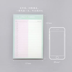 Kawaii Daily Calendar Planner