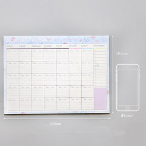 Kawaii Daily Calendar Planner