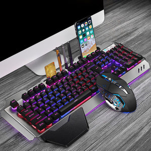 Wireless Keyboard And Mouse Set Rechargeable