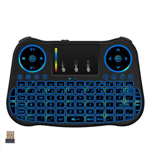 Colorful Backlit Touchpad Keyboard Rechargeable