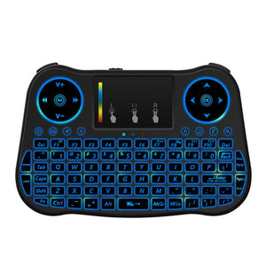 Colorful Backlit Touchpad Keyboard Rechargeable