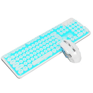 Keyboard with Mouse Set Rechargeable