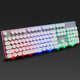 Glowing Metal Panel Keyboard