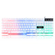 White Blue Keycaps Laser keyboard