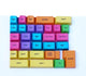 30-key Colorful Supplementary Keycaps