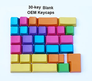 30-key Colorful Supplementary Keycaps