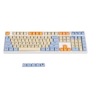 Blue Beige Orange Dye Keycap