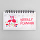 Weekly Planner Coil Notebook